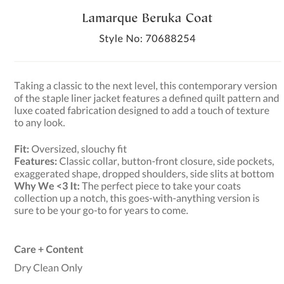 Lamarque Beruka Quilted Leather Jacket Coat Free People - Picture 6 of 17